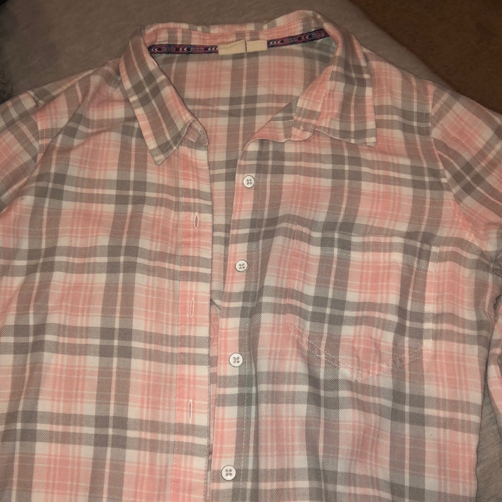 Light pink flannel from Roxy